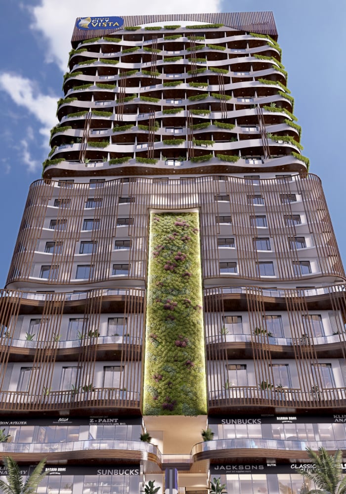 levante city vista building with different angle