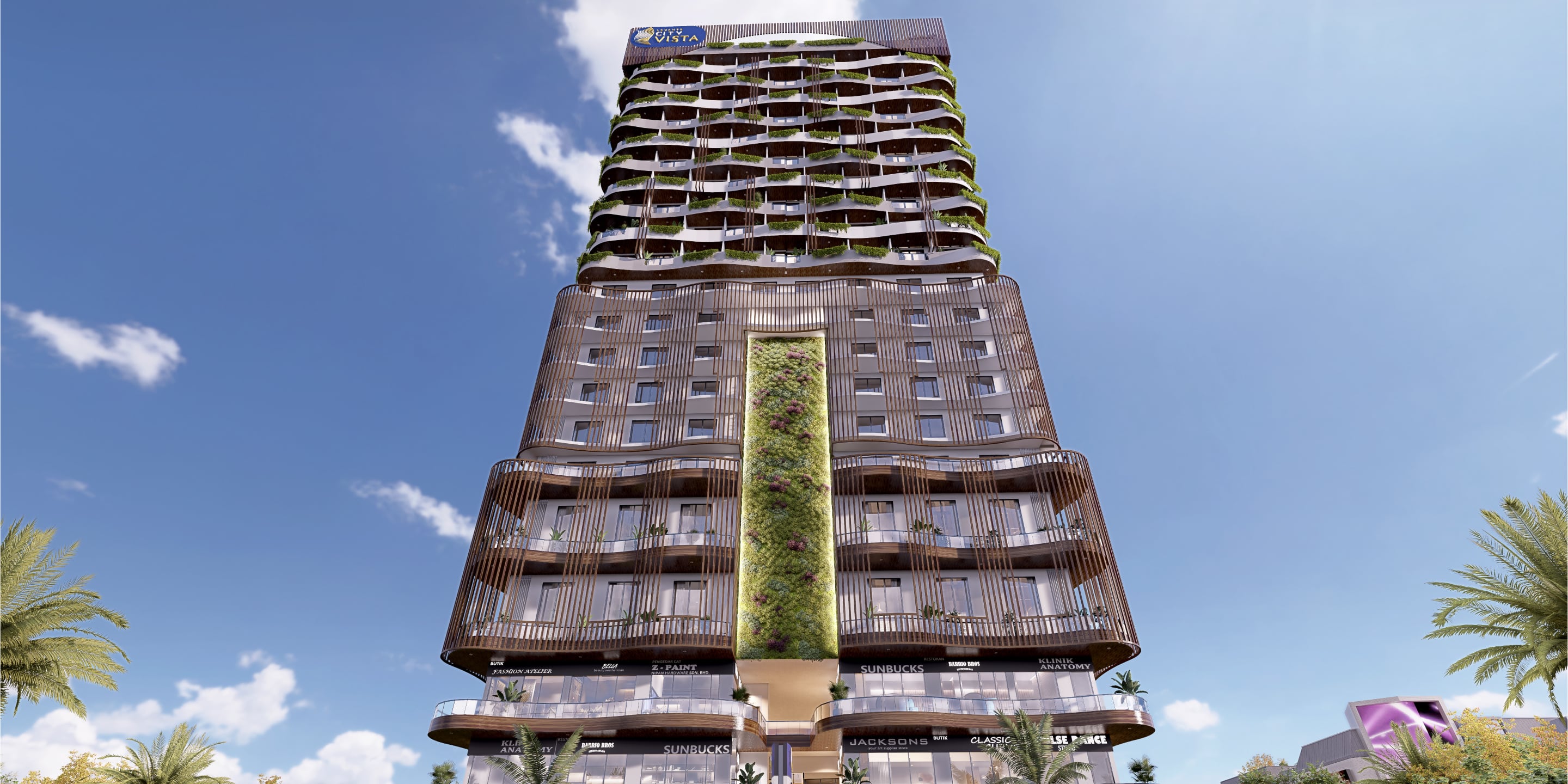 levante city vista building with different angle